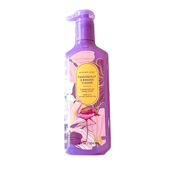 🍌 PASSIONFRUIT + BANANA FLOWER Cleansing Gel Hand Soap Bath & Body Works NEW - Picture 1 of 2